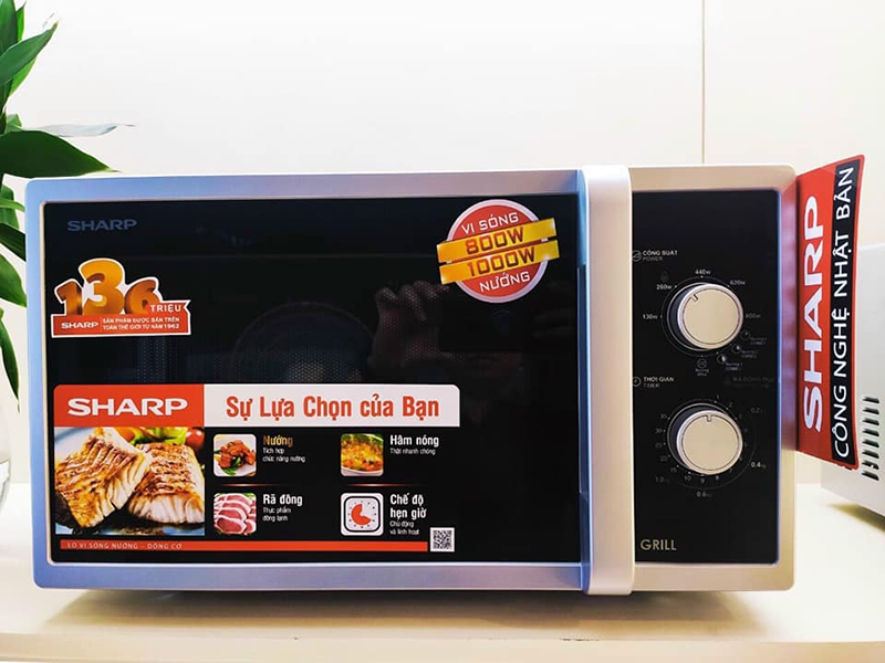 Đánh giá lò vi sóng Sharp có tốt không về mặt dung tích