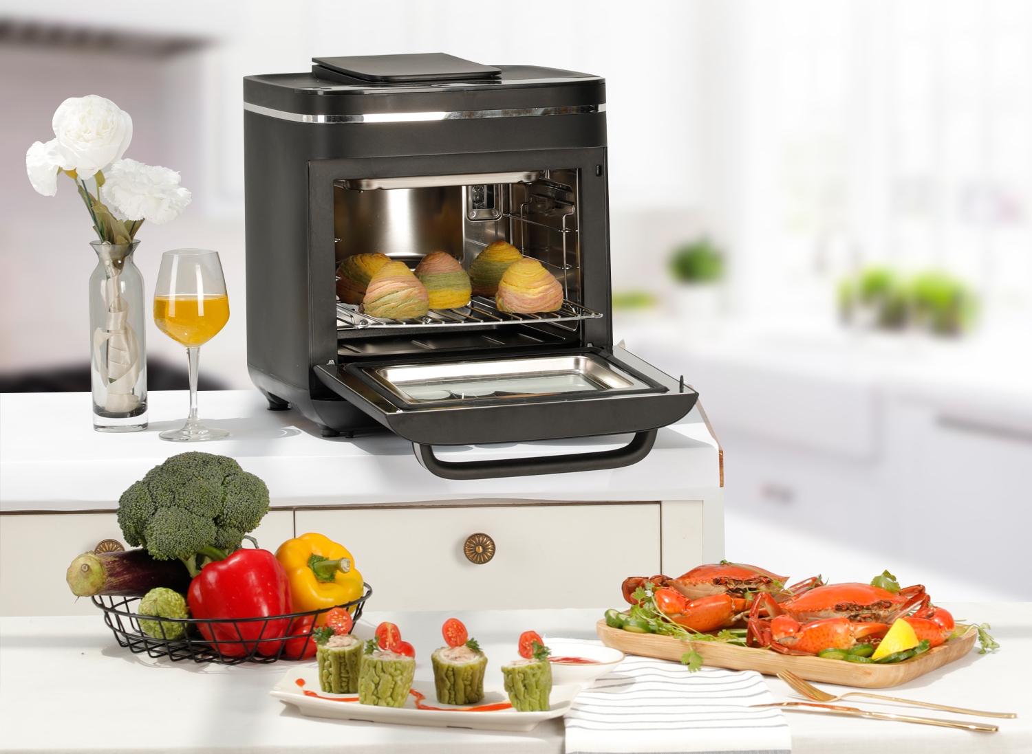 Sử dụng nồi chiên hơi nước Kalite giúp đem lại các món chiên thơm ngon, bổ dưỡng, và giảm đáng kể lượng dầu mỡ