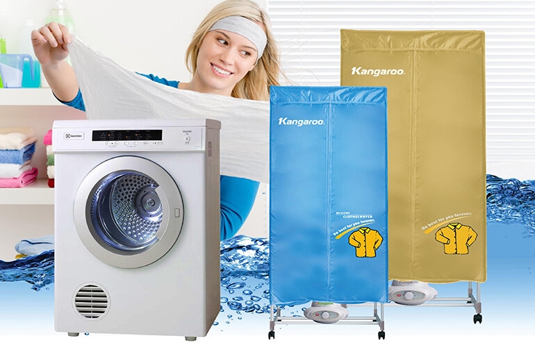 Máy sấy quần áo cửa ngang