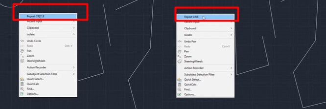 Sử dụng chuột để mở Shortcut Menu