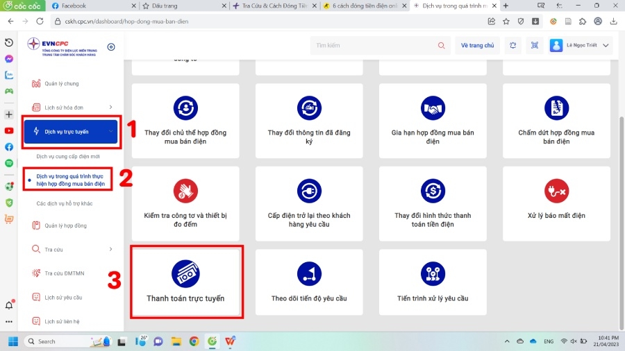 cách đóng tiền điện online hình 4