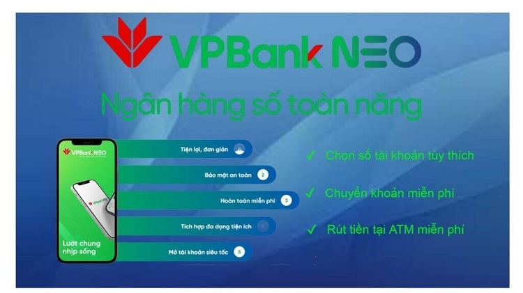 Lợi ích mở tài khoản VPBank online
