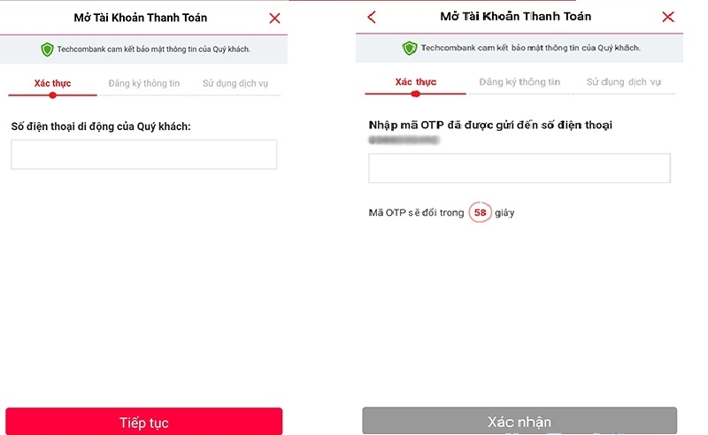 Mở tài khoản Techcombank online (Ảnh 2)