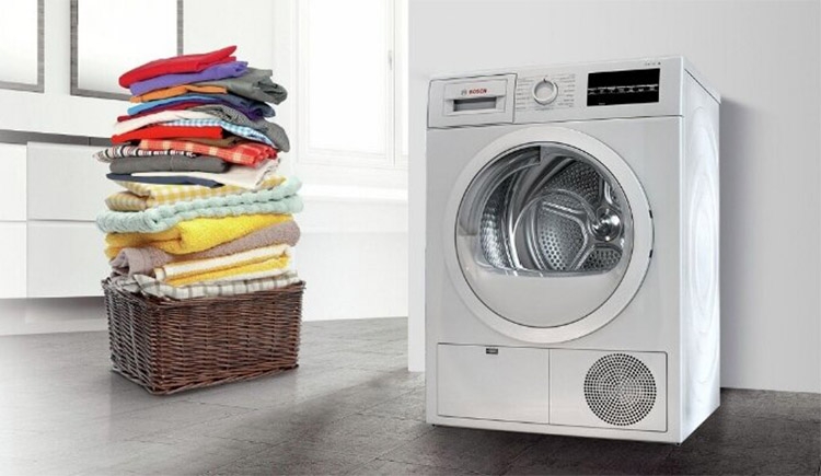 Có mấy loại máy sấy quần áo gia đình?