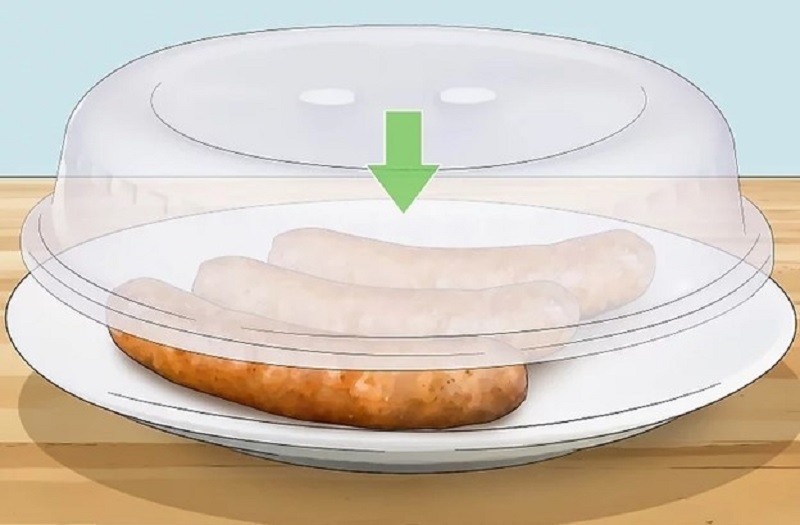 Cách hâm nóng đồ ăn bằng lò vi sóng bước 2