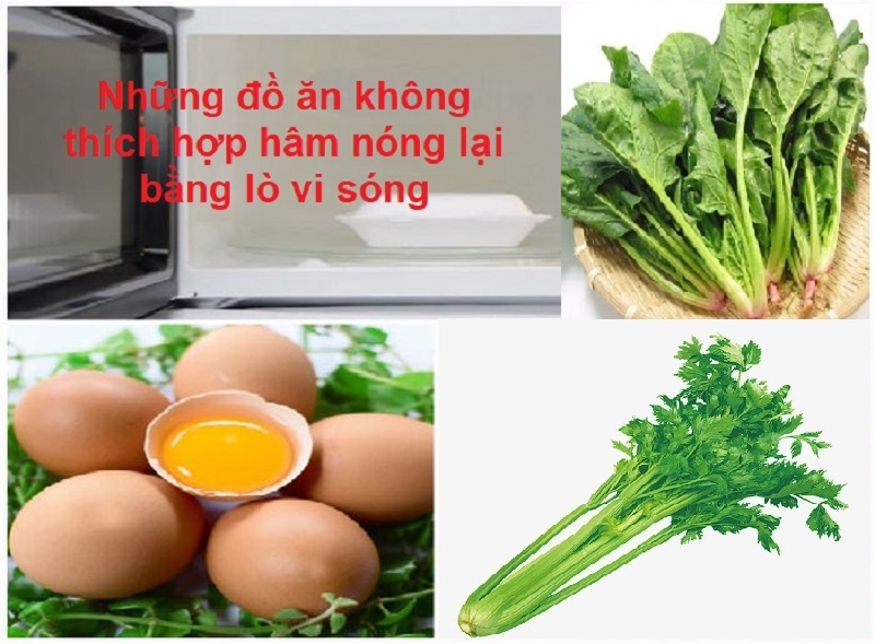 Những loại đồ ăn không nên hâm nóng bằng lò vi sóng