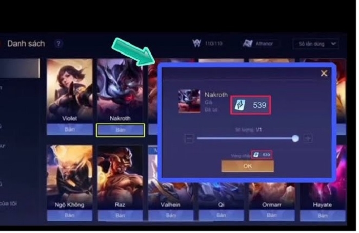 Bán tướng không còn dùng nữa