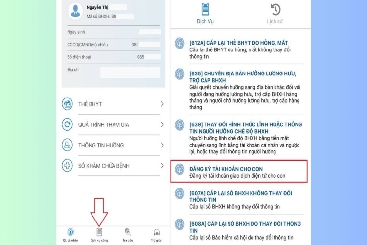 Cách đăng ký VssID cho con - 2