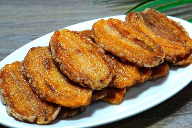 làm chuối sấy bằng nồi chiên không dầu hình 6