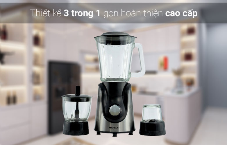 Máy xay sinh tố Hafele HSB-0621FS có tốc độ vận hành mạnh mẽ, ổn định và an toàn