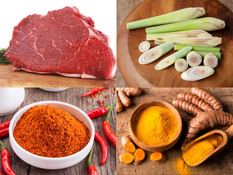 Chuẩn bị nguyên liệu làm khô heo xé cay