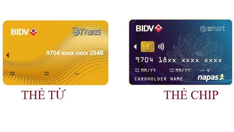Cách đổi thẻ từ sang thẻ chip BIDV (Ảnh 1)