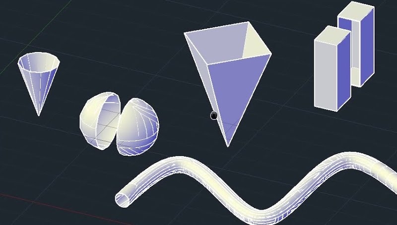 Lệnh Subtract trong CAD