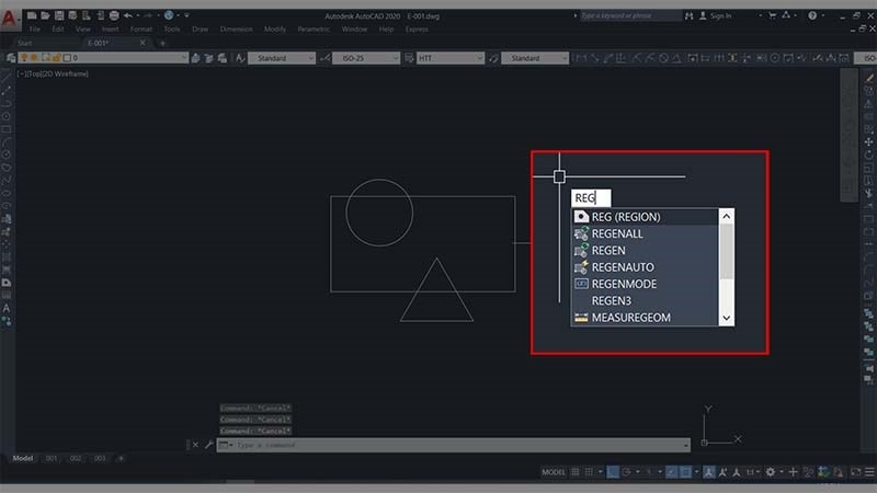 Cách sử dụng lệnh Subtract trong CAD (Bước 1)