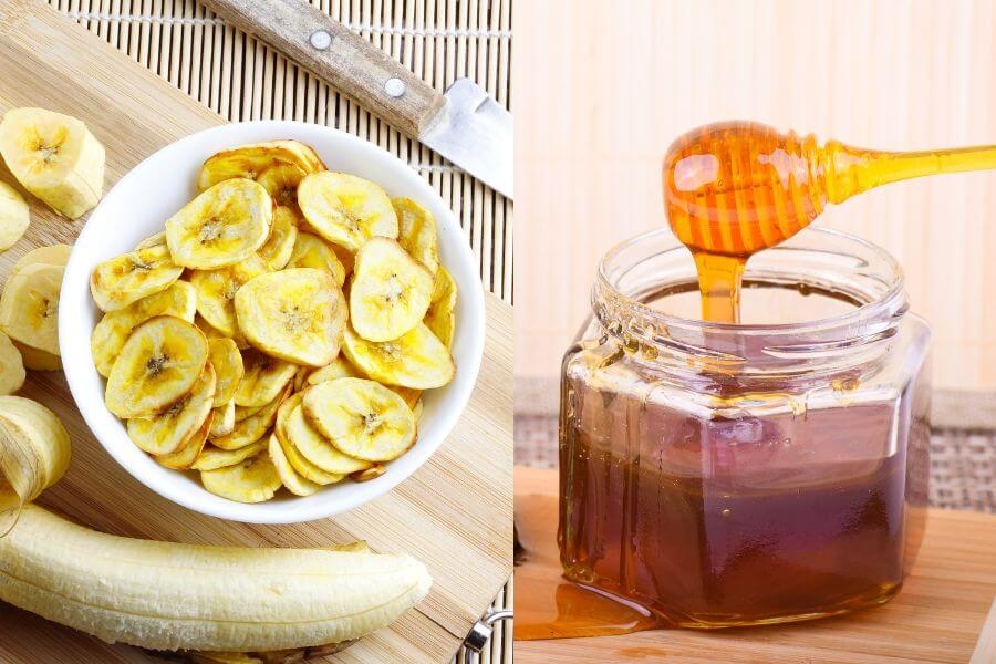 Mật ong giúp chuối sấy dẻo mềm, ngọt và thơm ngon