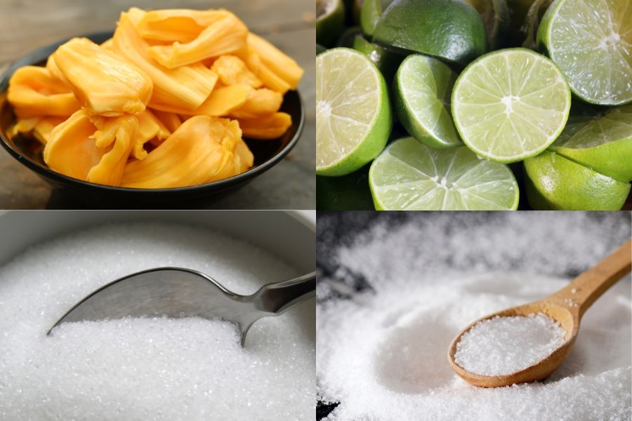 Những nguyên liệu quan trọng để làm món mít sấy bằng chảo chống dính