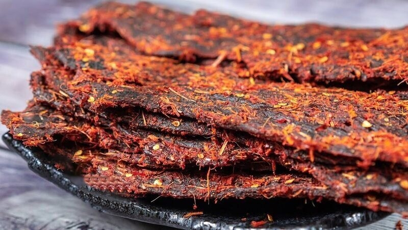 Món thịt bò khô thành phẩm