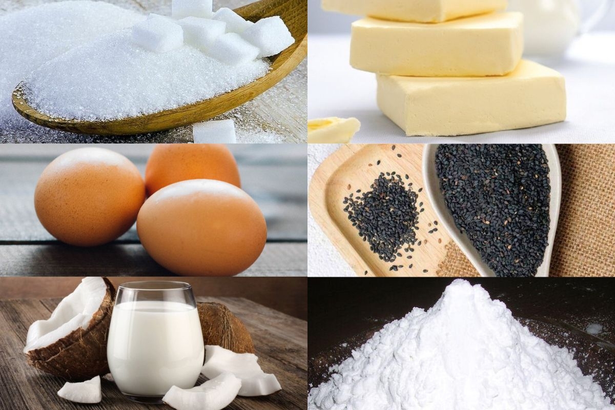 Nguyên liệu cho món bánh kẹp cuốn