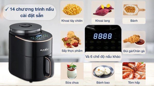 Đây là các tính năng trên nồi chiên không dầu mà có thể bạn chưa biết