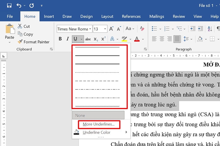 Chia sẻ 3 cách gạch chân trong Word đơn giản (hình 10)