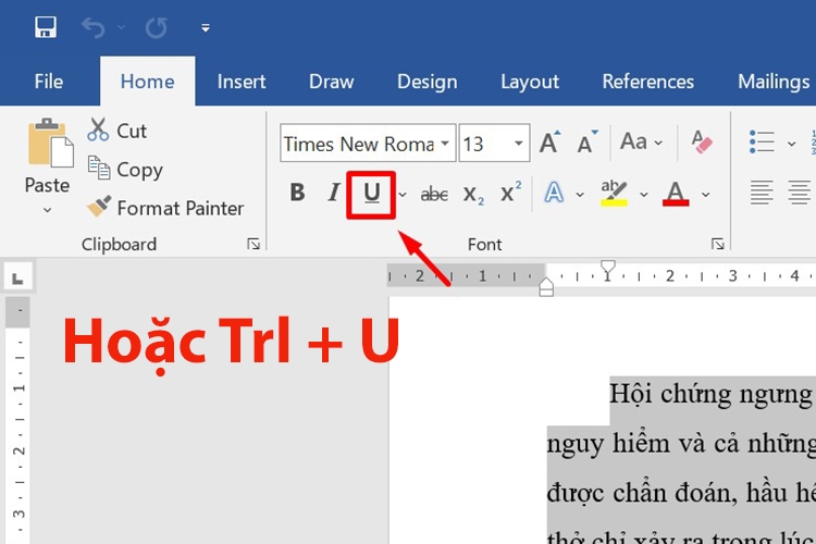 Chia sẻ 3 cách gạch chân trong Word đơn giản (hình 3)