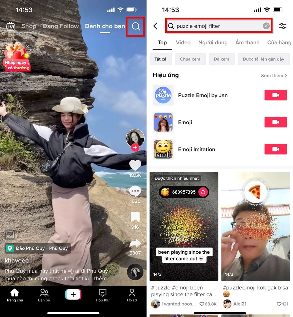 Cách chơi game giải đố xếp Emoji trên TikTok 1