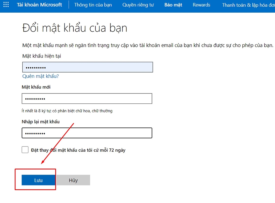 Đổi mật khẩu Microsoft Teams - Ảnh 06