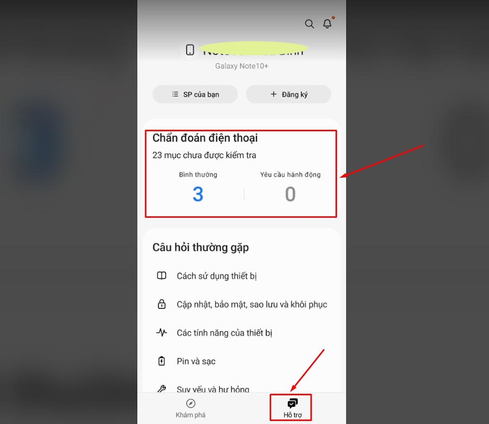 Kiểm tra màn hình Samsung - Ảnh 03