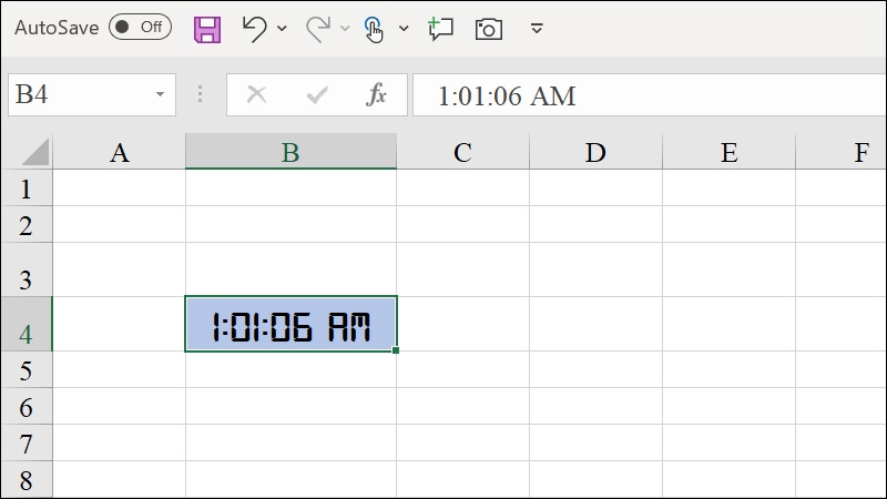 Cách tạo đồng hồ điện tử trong Excel - hình 9