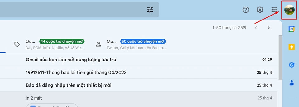 cách đăng xuất gmail trên điện thoại khác (8)
