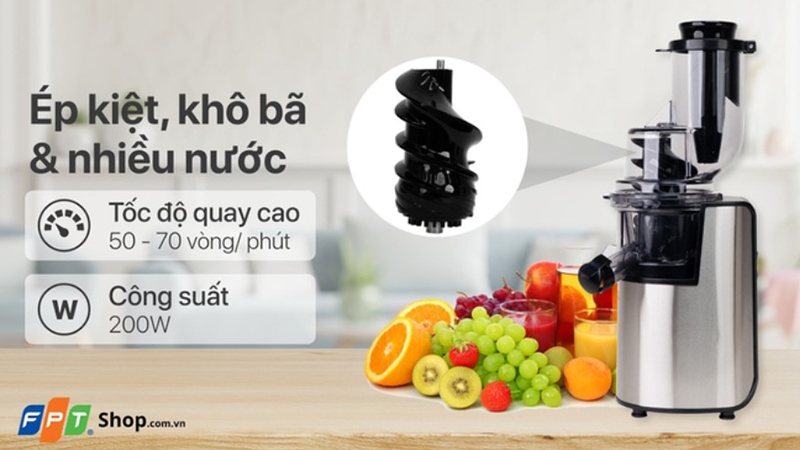 Đánh giá máy ép chậm Kangaroo KG1B6 (Ảnh 2)