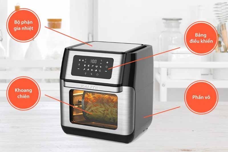 Nồi chiên không dầu sở hữu nhiều ưu điểm