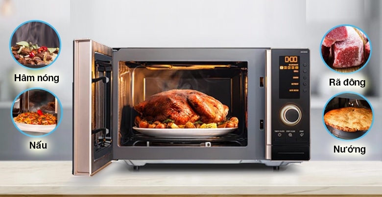 Lò vi sóng có nướng ngày càng được ưa chuộng