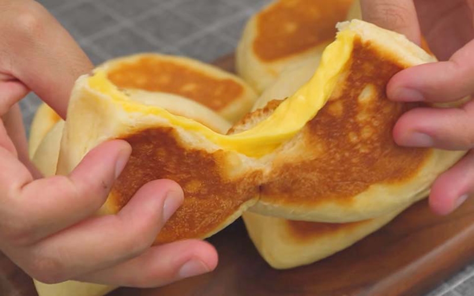 Thành phẩm bánh nhân trứng sữa