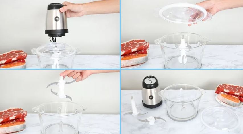 Chi tiết cách lắp máy xay thịt (Ảnh 1)