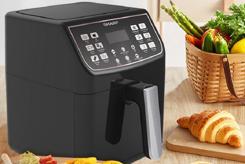 Nồi chiên không dầu Sharp 8 lít giá rẻ-ảnh 1
