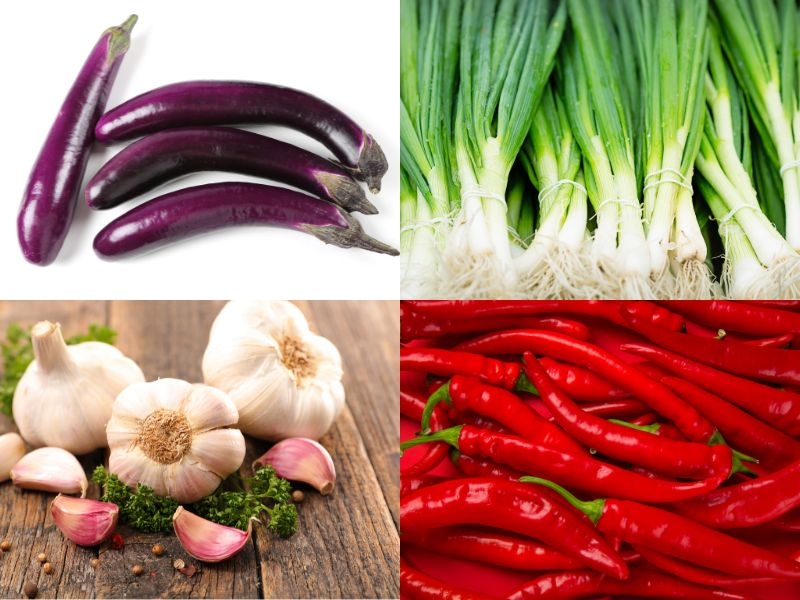 Cách làm cà tím nướng mỡ hành bằng nồi chiên không dầu (Ảnh 1)