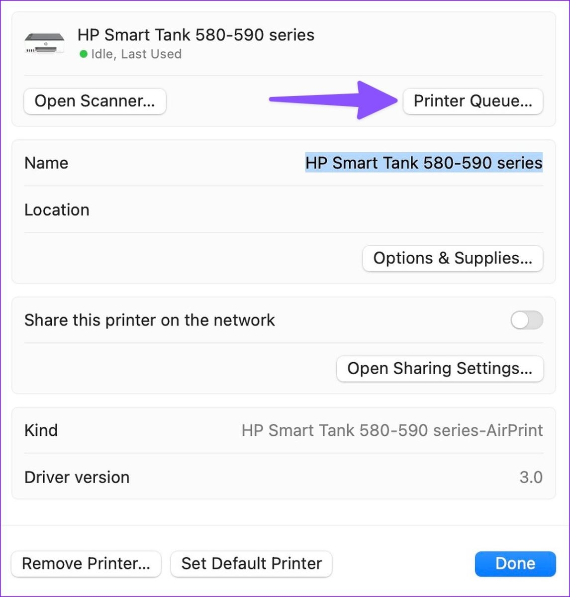 Làm gì khi máy in không hiển thị trên máy Mac (3)