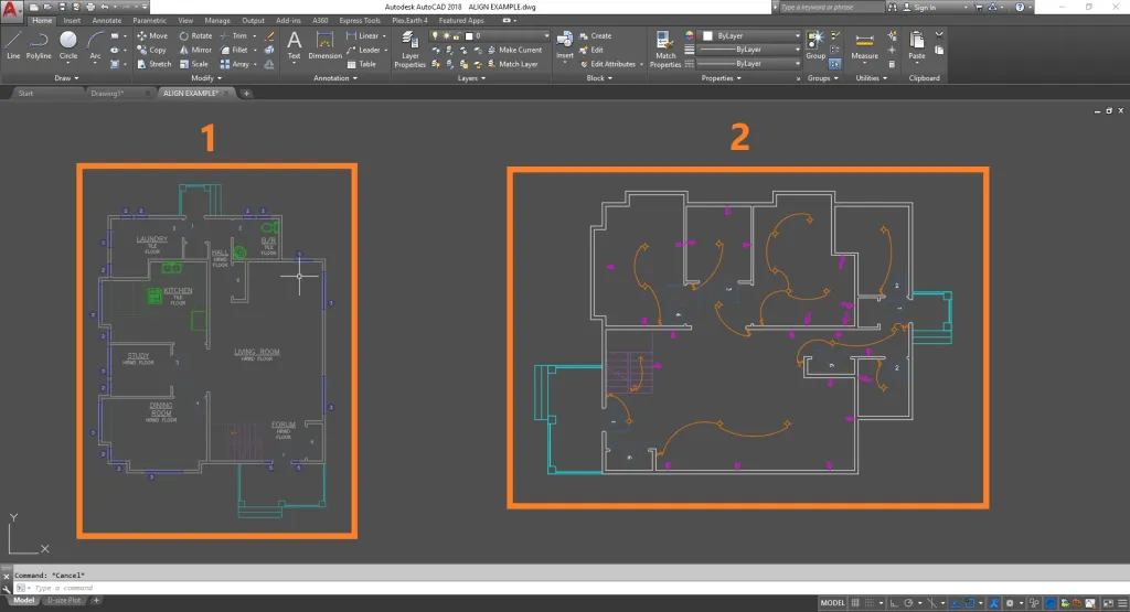 Cách dùng lệnh AL trong CAD
