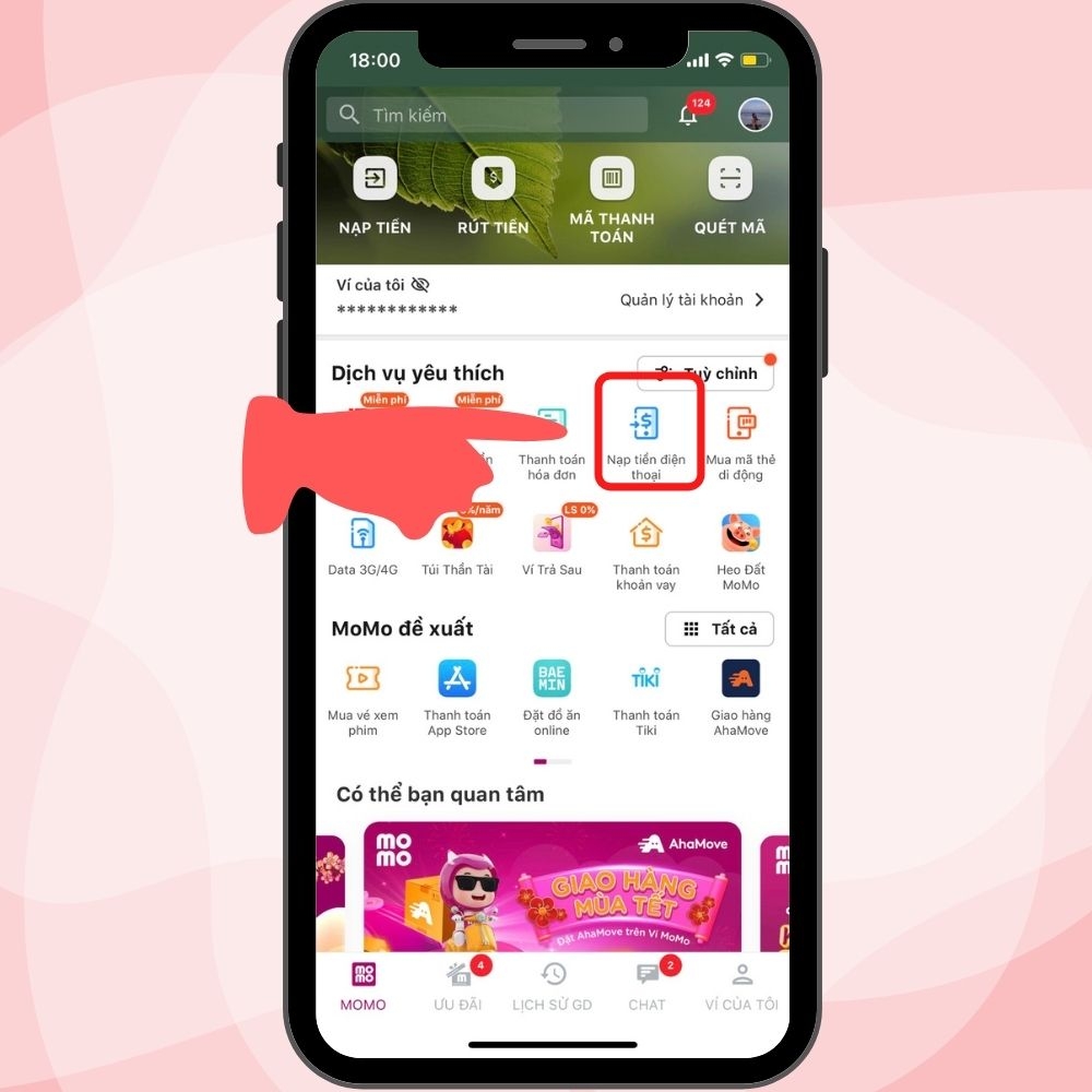 Cách nạp thẻ Viettel bằng Viettel Money