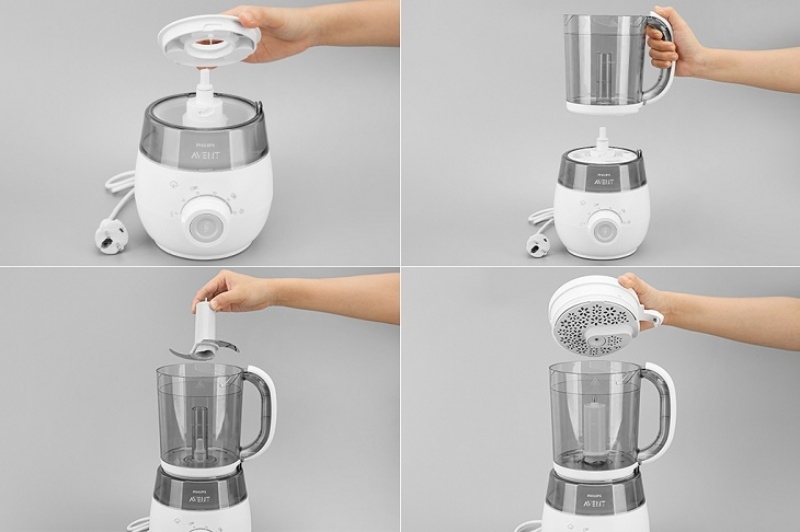 Cấu tạo máy xay hấp tiện dụng