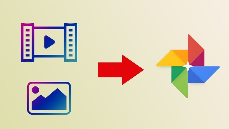 Di chuyển ảnh, video sang google photos