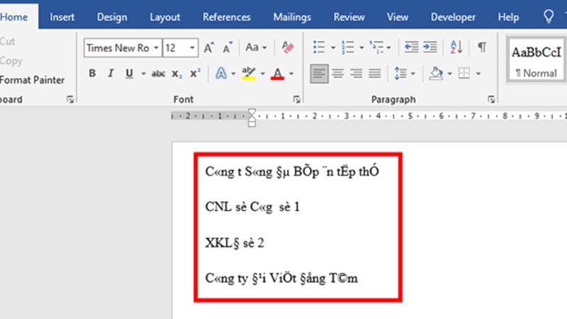 Cách sửa lỗi file Word bị lỗi mã hóa (Ảnh 1)