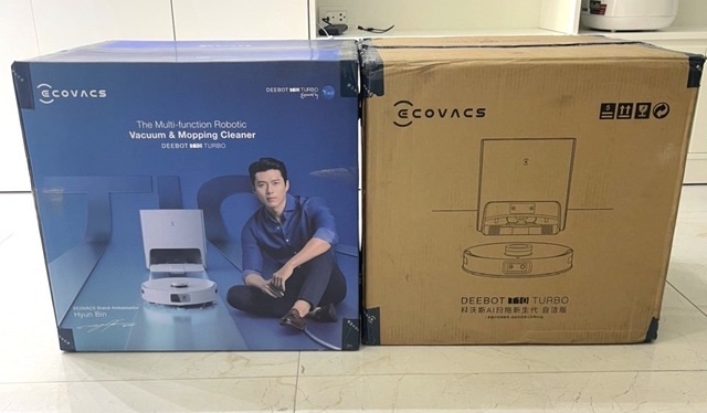 Bao bì sản phẩm Ecovacs Deebot T10 Turbo khác nhau ở phiên bản nội địa và quốc tế