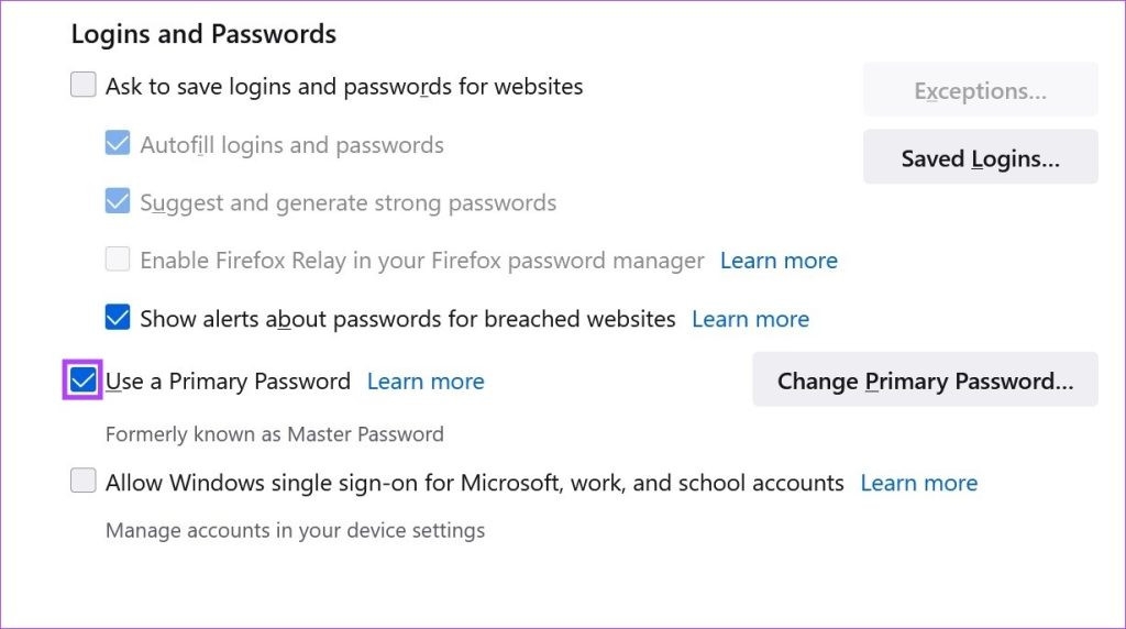 Đây là cách để bảo vệ mật khẩu đã lưu trong Firefox (11)