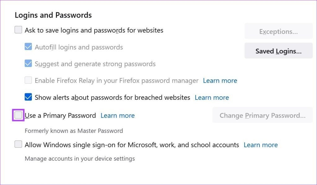 Đây là cách để bảo vệ mật khẩu đã lưu trong Firefox (3)
