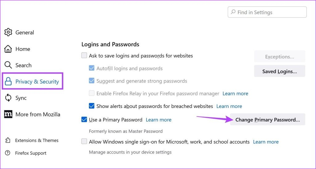 Đây là cách để bảo vệ mật khẩu đã lưu trong Firefox (7)