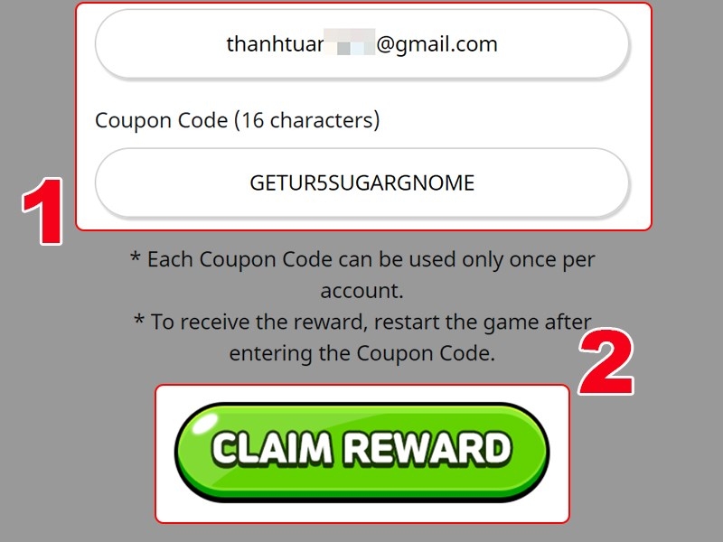nhập mã code Cookie Run Kingdom