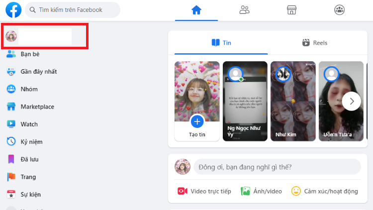 Cách ẩn ảnh trên Facebook bằng PC 1