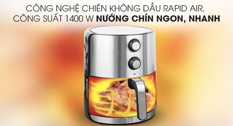 Công nghệ làm nóng Rapid Air hiện đại